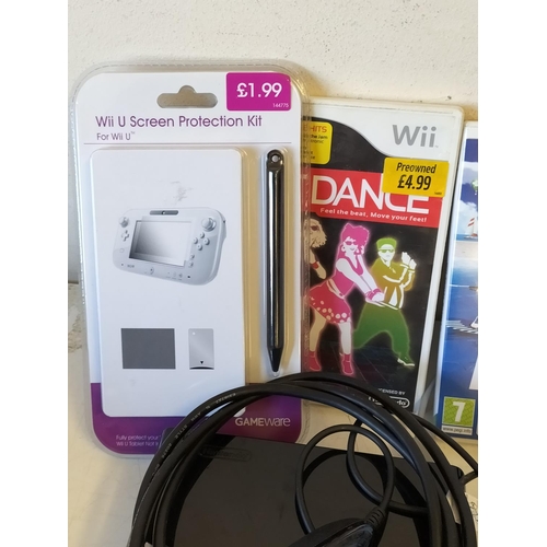 36 - Nintendo Wii U Bundle to include Wii Games, Nunchuck Controllers, etc.