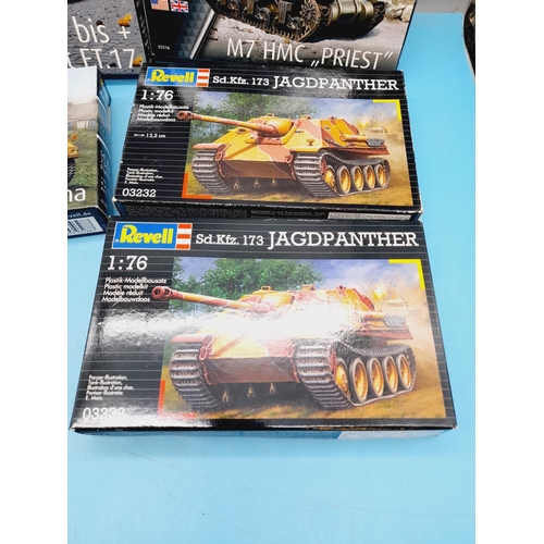 369 - Revell Military Tank Models (5).