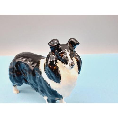 371 - Beswick Figure of a Collie Dog. 14cm High, 18cm Long.