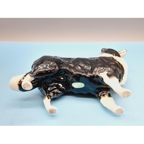 371 - Beswick Figure of a Collie Dog. 14cm High, 18cm Long.