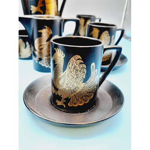 441 - Portmeirion 'Phoenix' Design 15 Piece Coffee Set.