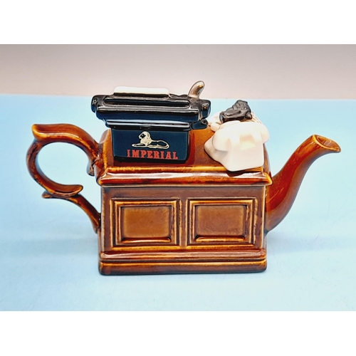 465 - Paul Cardew Small 10cm Detective Story 'Murder at the Grange' Teapot.