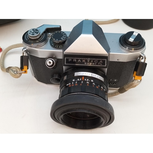 483 - Vintage Praktica Super TL with Extra Lens. Untested.