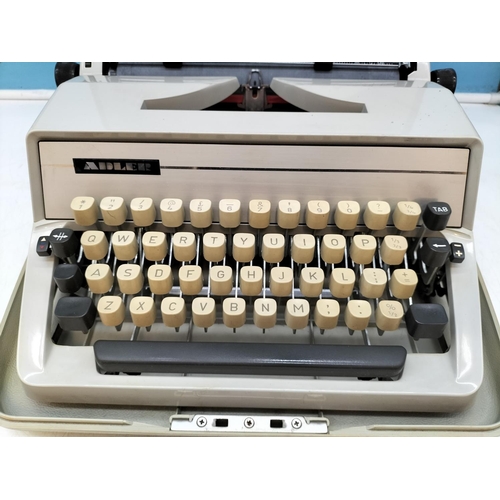 544 - Vintage 1970's Adler Gabriele 25 Portable Typewriter. Excellent Condition.