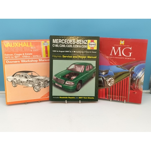 547 - Haynes and Autobooks Workshop Manuals (7) to include Jaguar XJ6, Mercedes-Benz C Class, BMW, etc.