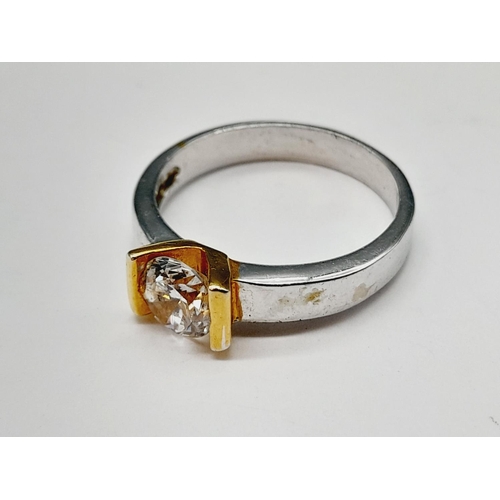 564 - Costume Jewellery Rings (2). Size R & Q.