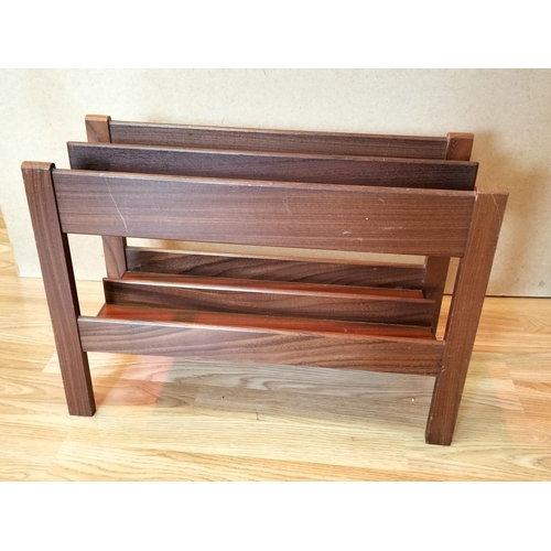 598 - Mid Century Teak Magazine Rack designed by Richard Hornby for Fyne Ladye Furniture. 50cm x 35cm x 20... 