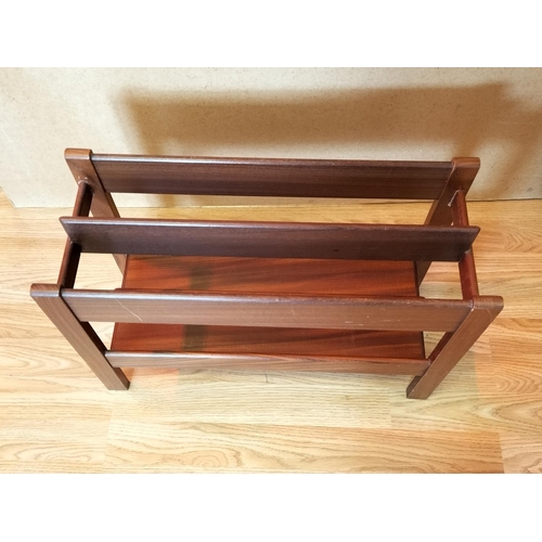 598 - Mid Century Teak Magazine Rack designed by Richard Hornby for Fyne Ladye Furniture. 50cm x 35cm x 20... 