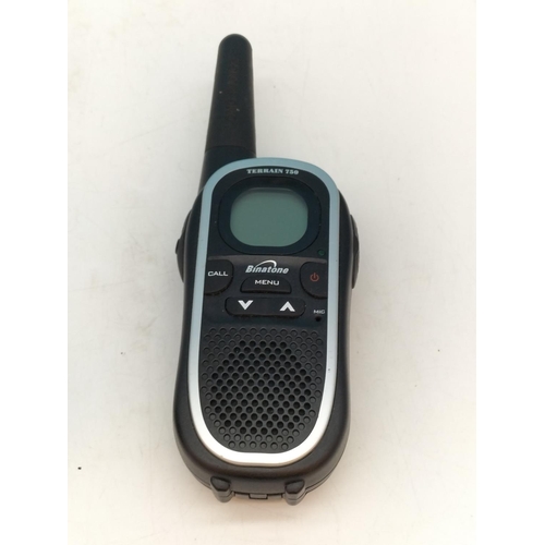 604 - Terran 750 Binatone Walkie Talkies. No Power Cable. Untested.