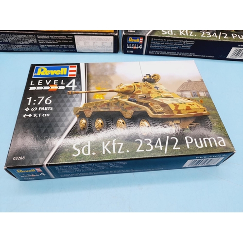 80 - Revell Military Tank Models (5).