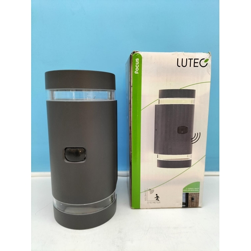 289 - 4 x Lutec Outdoor Wall Lights with Motion Sensor. 3 Boxed. Shop Returns. Untested. As Found.