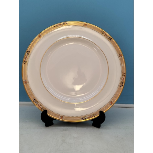 307 - Minton China 'Caliph' Pattern 27cm Dinner Plates (8).