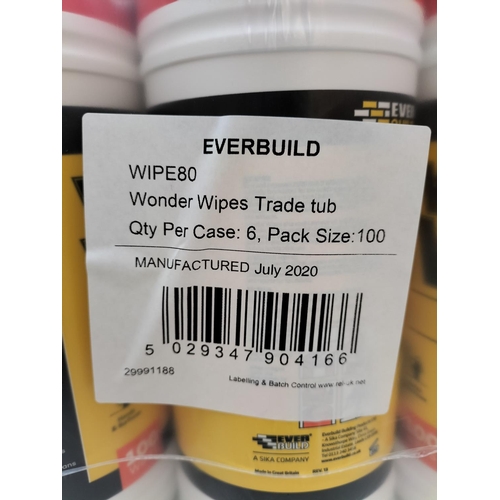 381 - 2 Packs of 6 Wonder Wipes. 100 Wipes per Tub.