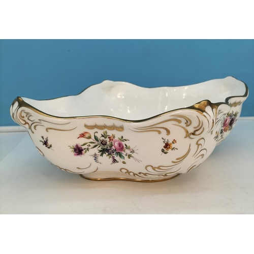 469 - Minton China 'Marlow' Centrepiece Bowl. 11cm High, 34cm x 26cm.