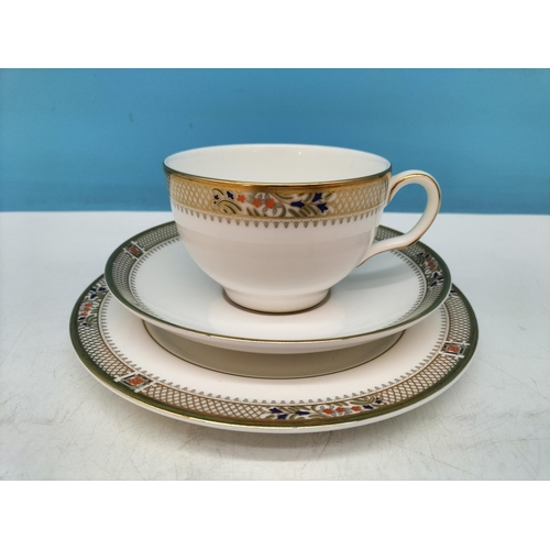 54 - Minton China 'Caliph' Pattern 29 Piece Part Tea Set to include Teapot, Milk Jug (2), Sugar Bowl, Cak... 