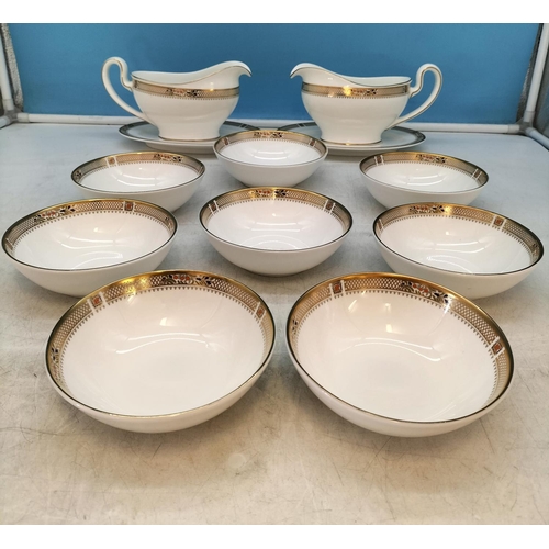 565 - Minton China 'Caliph' Pattern Part Dinner Service (36) to include Dinner Plates (8), Lunch Plates (8... 