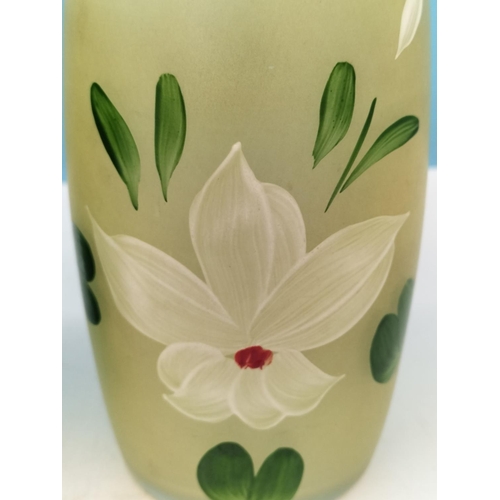 633 - Vintage Mid Century Bartlett Collins 'Gay Fad' Hand Painted Floral Pattern 11cm Tumblers (5)