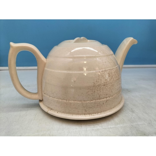 195 - Collection of Mixed Items to include Copper Jugs, Teapots, Horse Figure, Wooden Indian Figure, etc.