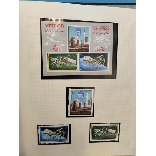 217 - 4 Folders of 'Space Race' Stamps plus Quantity of First Day Covers.
