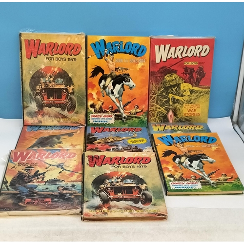 246 - 1970/1980 Warlord for Boys Annuals (9).