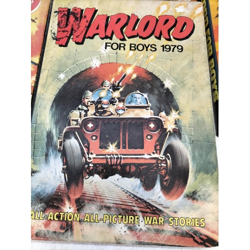 246 - 1970/1980 Warlord for Boys Annuals (9).