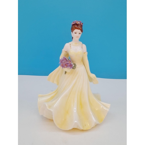 187 - Coalport Flower Ladies Collection 21cm Limited Edition 1772/2000 Figure 'Dearest Iris'.
