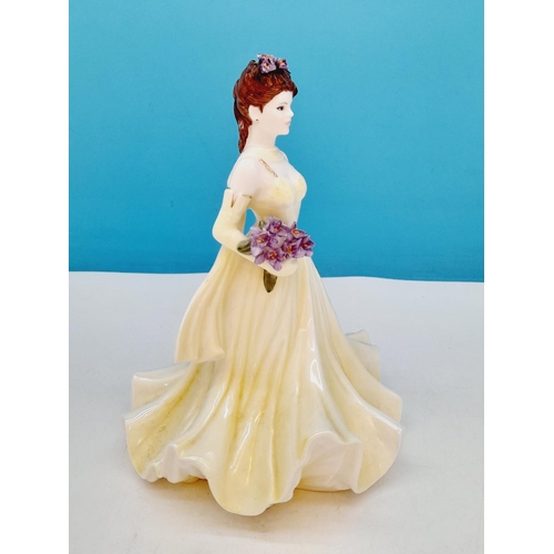 187 - Coalport Flower Ladies Collection 21cm Limited Edition 1772/2000 Figure 'Dearest Iris'.