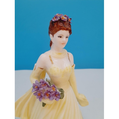 187 - Coalport Flower Ladies Collection 21cm Limited Edition 1772/2000 Figure 'Dearest Iris'.
