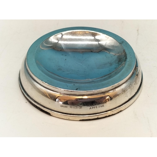 209 - Hallmarked Sterling Silver (Birmingham 1922) Pin Dish plus Hallmarked Silver (Chester 1918) and Moth... 