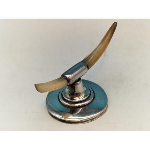 209 - Hallmarked Sterling Silver (Birmingham 1922) Pin Dish plus Hallmarked Silver (Chester 1918) and Moth... 