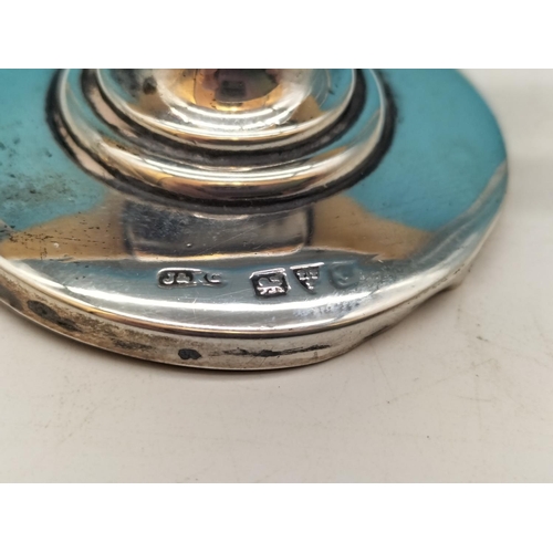 209 - Hallmarked Sterling Silver (Birmingham 1922) Pin Dish plus Hallmarked Silver (Chester 1918) and Moth... 