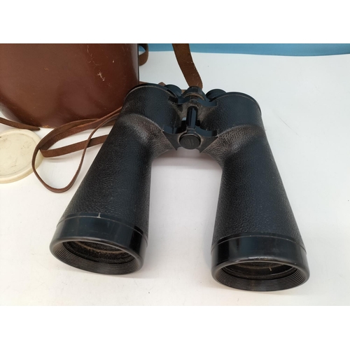 21 - Vintage Kowa Prominar 20 x 60 Field Binoculars. Cased.