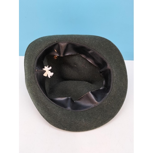 243 - German/Swiss Alpine Hat with Badges. Size 57.