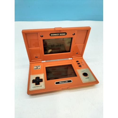 62 - Nintendo DX52 'Donkey Kong' Hand Held Video Game Console c1982 W/O.