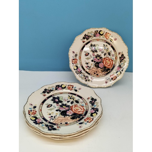 75A - Mason's Ironstone 'Mandarin' Design 28cm Dinner Plates (4).