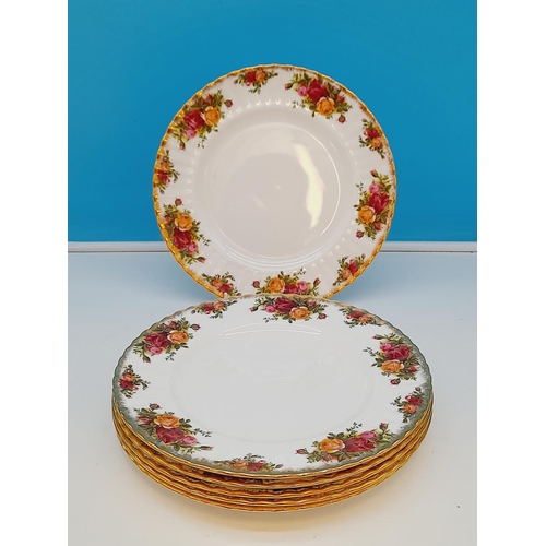 94 - Royal Albert 'Old Country Roses' 26.5cm Dinner Plates (6). 2nds Quality.