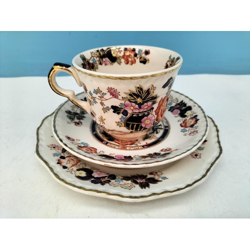 225A - Mason's Ironstone 'Mandarin' Design Trios (4).
