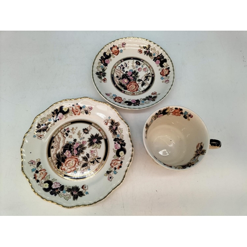 225A - Mason's Ironstone 'Mandarin' Design Trios (4).
