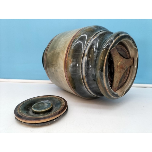 230A - Rare Stoneware Doulton Lambeth Ice Cream/Sorbet Maker. Missing Frame and One Retainer Clamp. Approx ... 