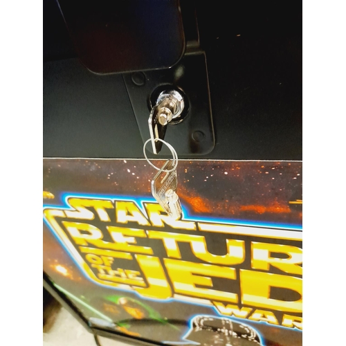 10 - Rare Barcrest Games 2008 'Return of the Jedi' Full Size Fruit Machine with Keys W/O. Collection Only... 