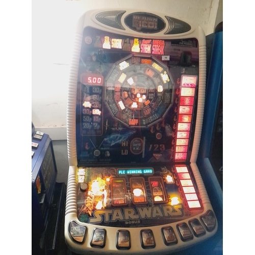 10 - Rare Barcrest Games 2008 'Return of the Jedi' Full Size Fruit Machine with Keys W/O. Collection Only... 