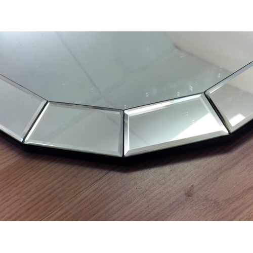 106 - 2 x Dorma Bevelled Mirror Framed Photo Frames (58cm x 27cm each to hold 3 x 6