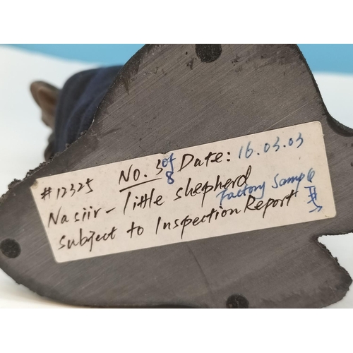 197 - 2003 Soul Journeys Maasai Figures (3) to include 12321 Marked Girl Holding 3 Calabashs to Base but N... 