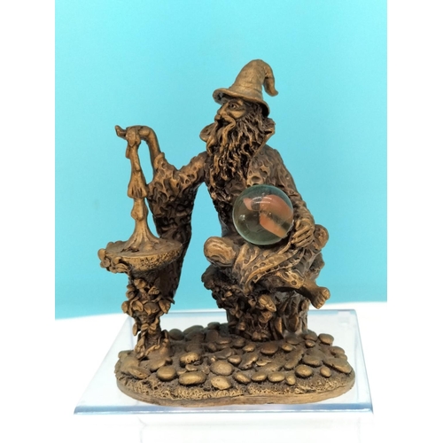 213 - 3 x Tudor Mint Myth and Magic Figures,  'Learning to Fly', 'The Fountain of Life' (Marble Instead of... 