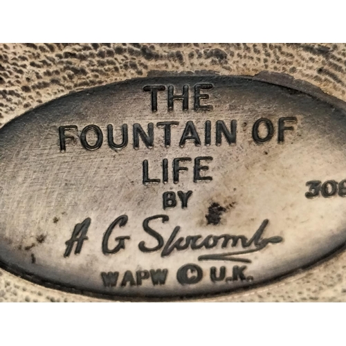 213 - 3 x Tudor Mint Myth and Magic Figures,  'Learning to Fly', 'The Fountain of Life' (Marble Instead of... 