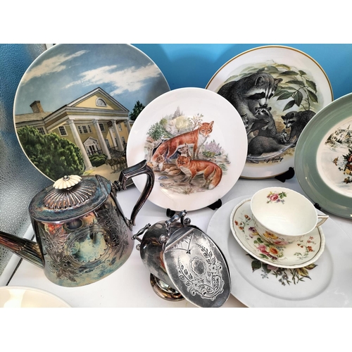 221 - Collection of Ceramics and Metal Ware to include Royal Doulton 'Gleneagles' Cabinet Cup and Saucer, ... 