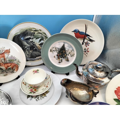 221 - Collection of Ceramics and Metal Ware to include Royal Doulton 'Gleneagles' Cabinet Cup and Saucer, ... 