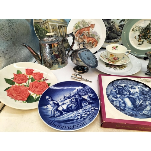 221 - Collection of Ceramics and Metal Ware to include Royal Doulton 'Gleneagles' Cabinet Cup and Saucer, ... 