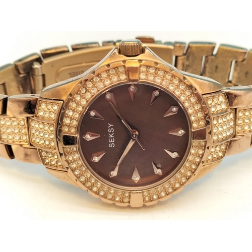222 - Sekonda Seksy Ladies Watch. Requires Battery.