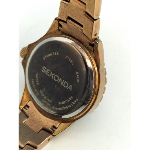 222 - Sekonda Seksy Ladies Watch. Requires Battery.